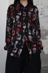 GEOFFREY B. SMALL Heavy Silk Lining Collection V Unisex GBS-CVS06-RHYH Church Dyed Red Print Tie Dye PGBS3